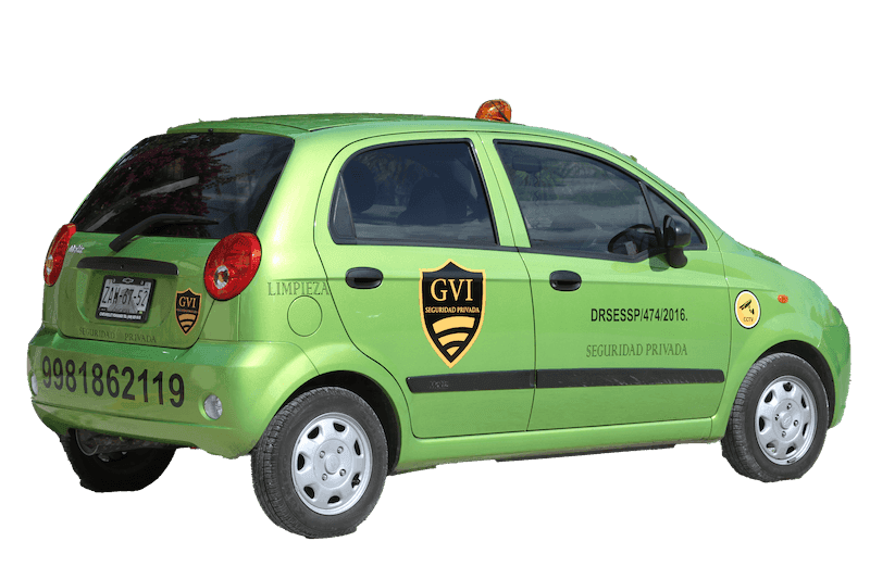 Unidad móvil de seguridad privada GVI para el sector comercial
